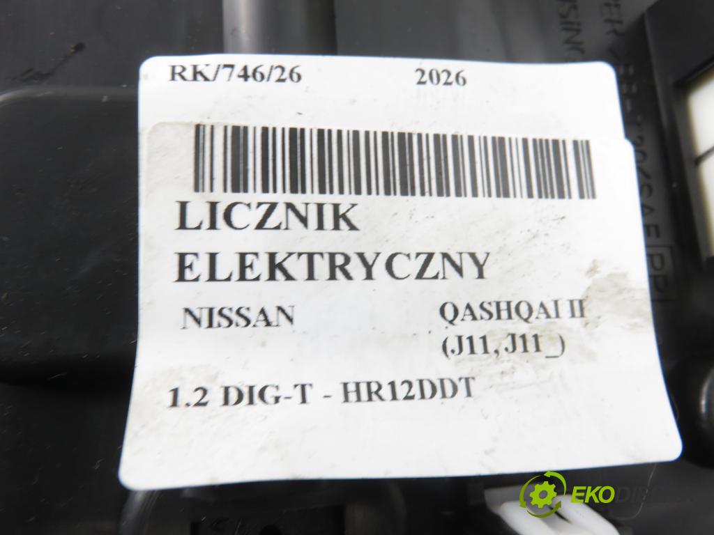 NISSAN QASHQAI II (J11, J11_) CROSSOVER 2015 85,00 1.2 DIG-T - HR12DDT 1197,00 Prístrojovka elektrický 4EL5A