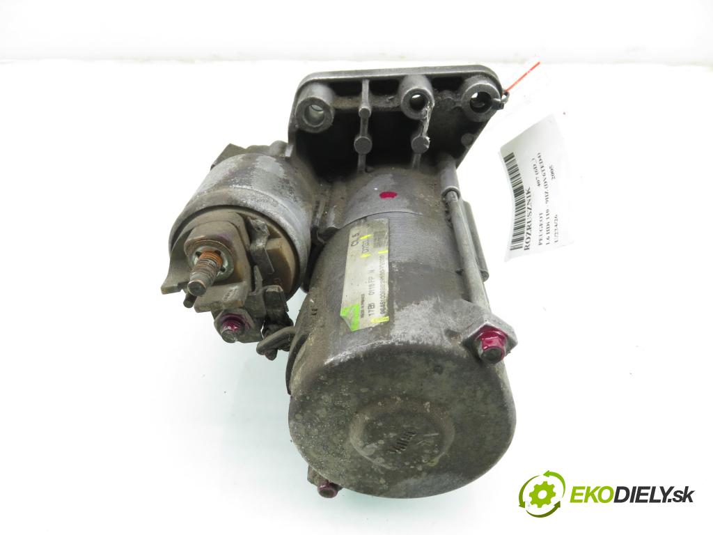 PEUGEOT 407 (6D_) SEDAN 2005 80,00 1.6 HDi 110 - 9HZ (DV6TED4) 1560,00 Štartér 9645100680 ; D7G3 ; 28100YV020 (Štartér)