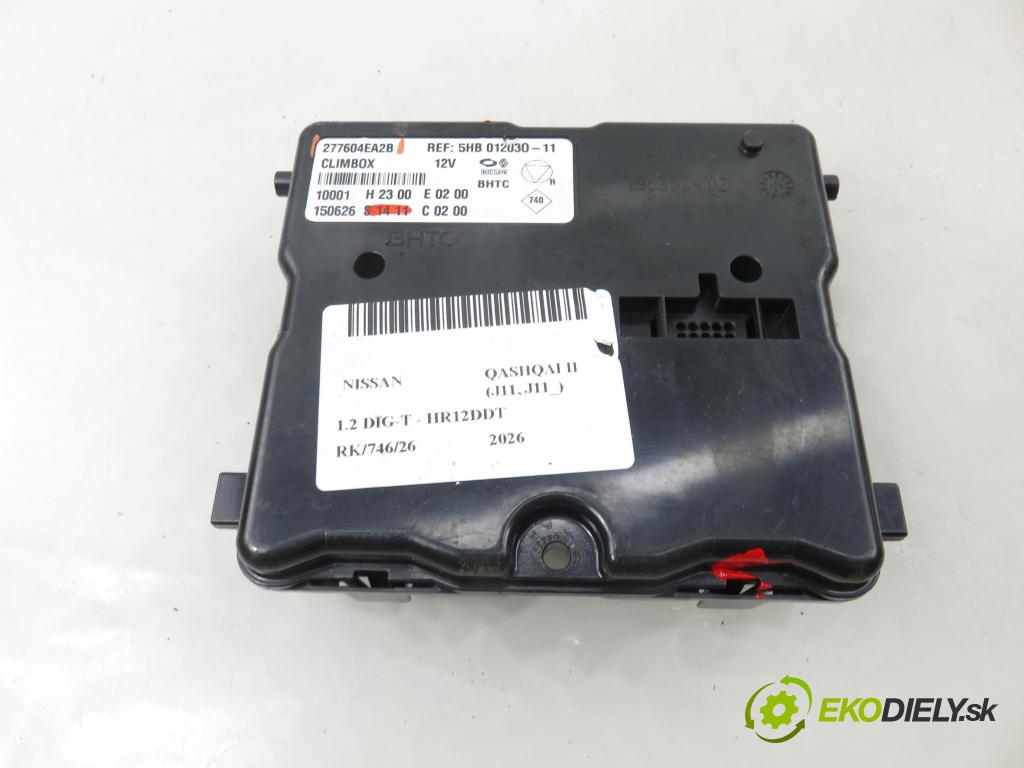 NISSAN QASHQAI II (J11, J11_) CROSSOVER 2015 85,00 1.2 DIG-T - HR12DDT 1197,00 řídící jednotka klimatizace 277604EA2B (Klika dveří ostatní)