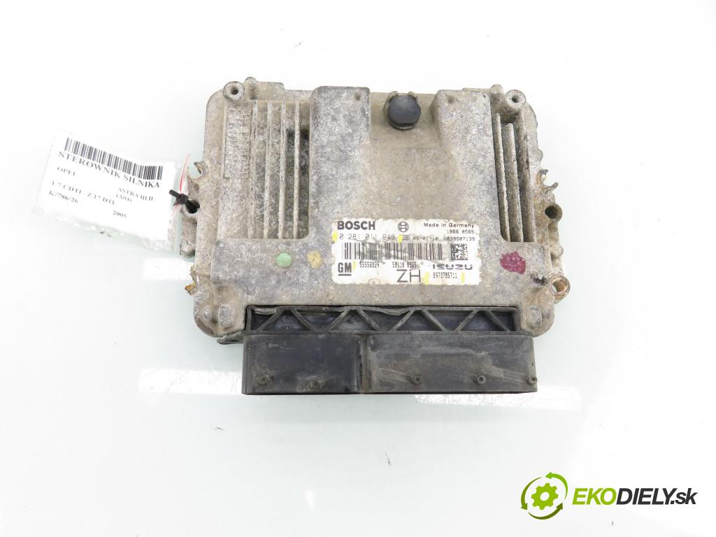 OPEL ASTRA H (A04) HB 2005 59,00 1.7 CDTI - Z 17 DTL 1686,00 Riadiaca jednotka Motor 55556829ZH ; 8973785711 ; 0281011943
