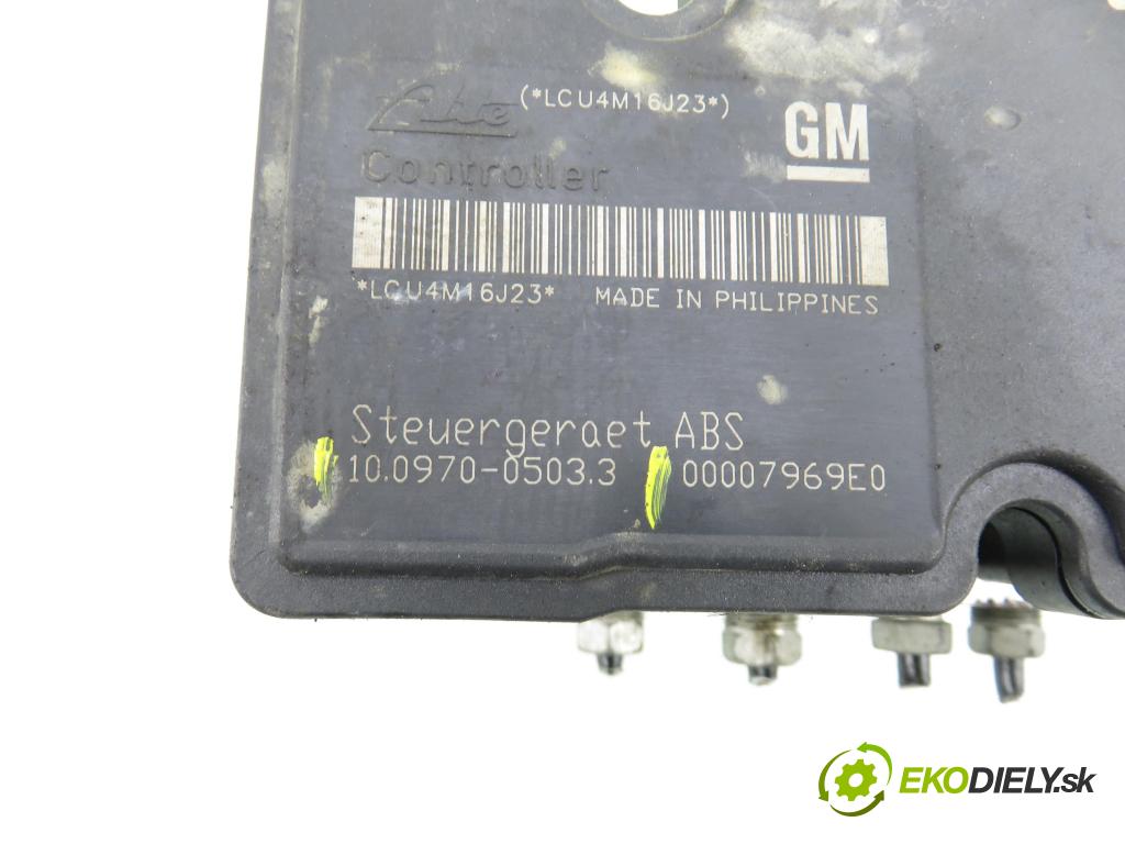 OPEL ASTRA H (A04) HB 2005 59,00 1.7 CDTI - Z 17 DTL 1686,00 Pumpa ABS 10097005033 ; 13157575GW ; 10020700224 (Pumpa ABS)