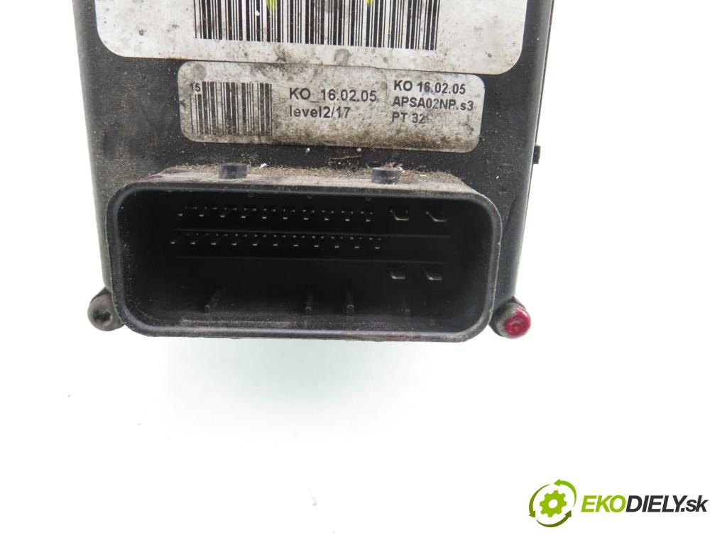PEUGEOT 407 (6D_) SEDAN 2005 80,00 1.6 HDi 110 - 9HZ (DV6TED4) 1560,00 pumpa ABS 9658028480 ; 15710601 ; S118676001L (Pumpa ABS)