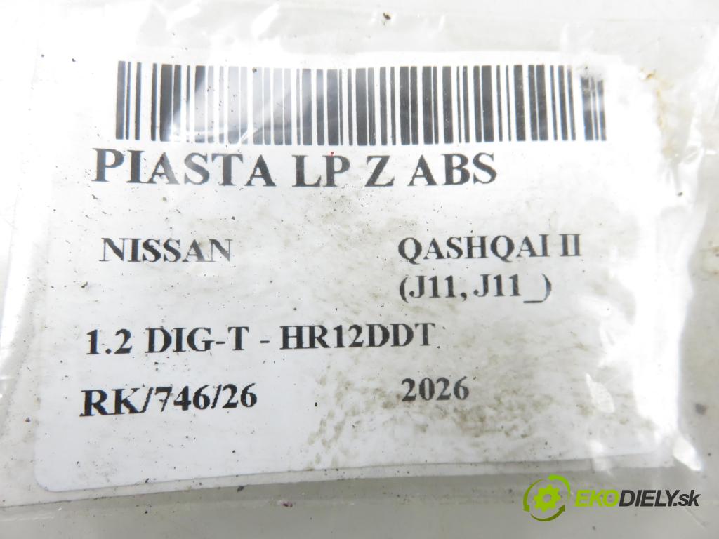NISSAN QASHQAI II (J11, J11_) CROSSOVER 2015 85,00 1.2 DIG-T - HR12DDT 1197,00 náboj LP ABS