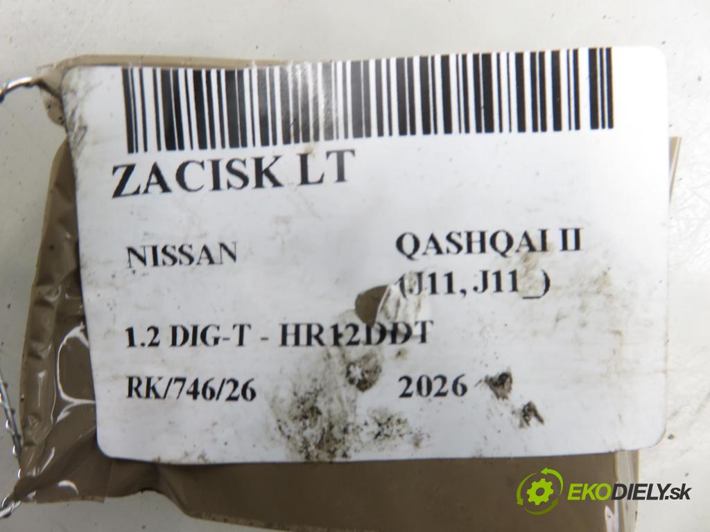 NISSAN QASHQAI II (J11, J11_) CROSSOVER 2015 85,00 1.2 DIG-T - HR12DDT 1197,00 brzdič třmen LT