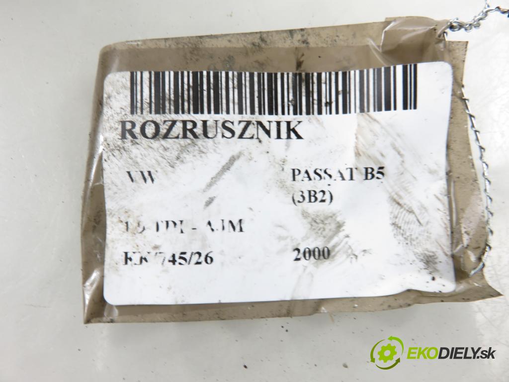 VW PASSAT B5 (3B2) SEDAN 2000 85,00 1.9 TDI - AJM 1896,00 Štartér 068911024C ; 0001110122 ; 0001110123 (Štartér)