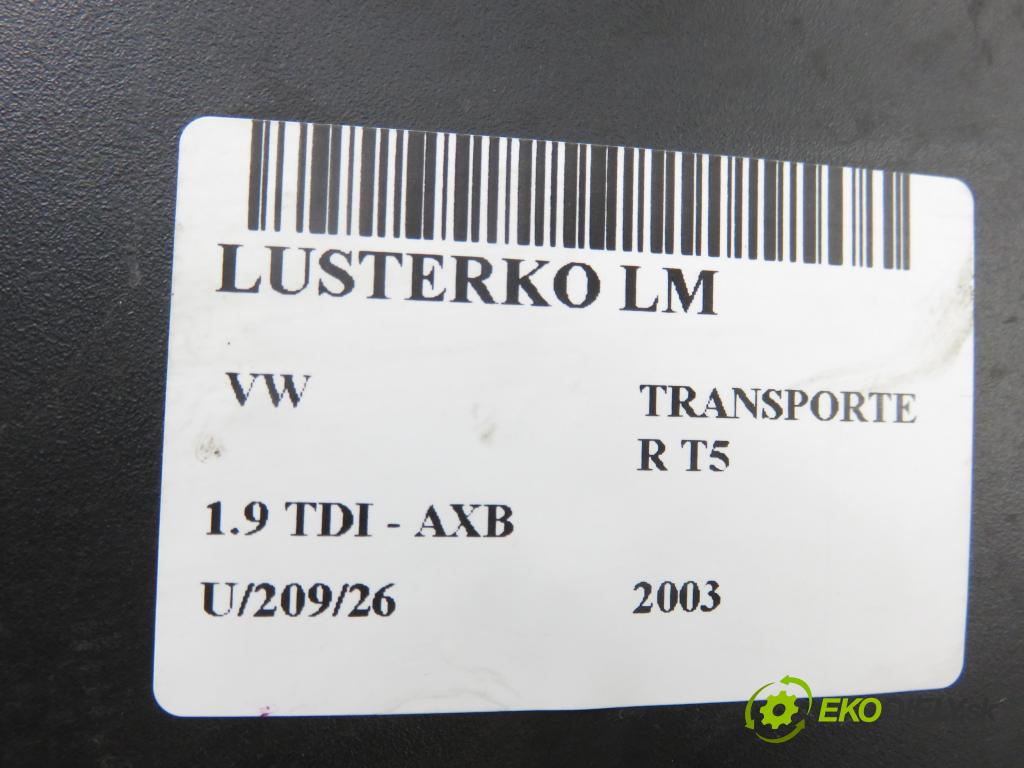 VW TRANSPORTER V Autobus (7HB, 7HJ, 7EB, 7EJ, 7EF, 7EG, 7HF, 7E BUS 2003 77,00 1.9 TDI - AXB 1896,00 Spätné zrkadlo