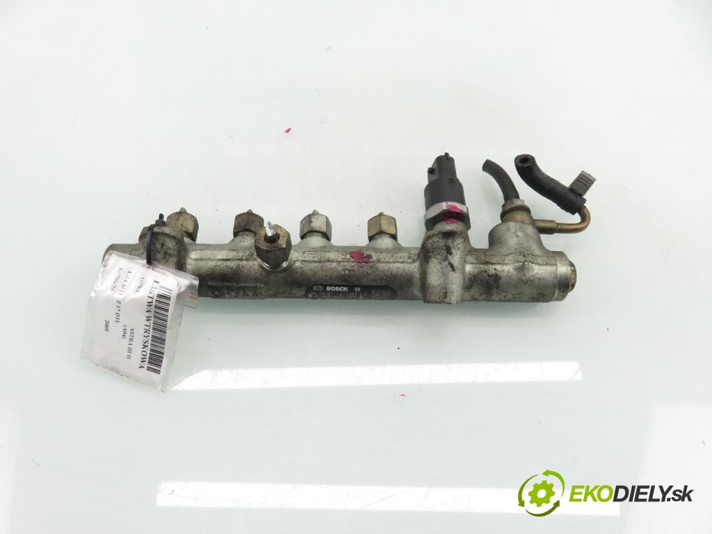 OPEL ASTRA H (A04) HB 2005 59,00 1.7 CDTI - Z 17 DTL 1686,00 lišta vstřikovací 0445214049 ; 0281100398 (Vstřikovací lišta)