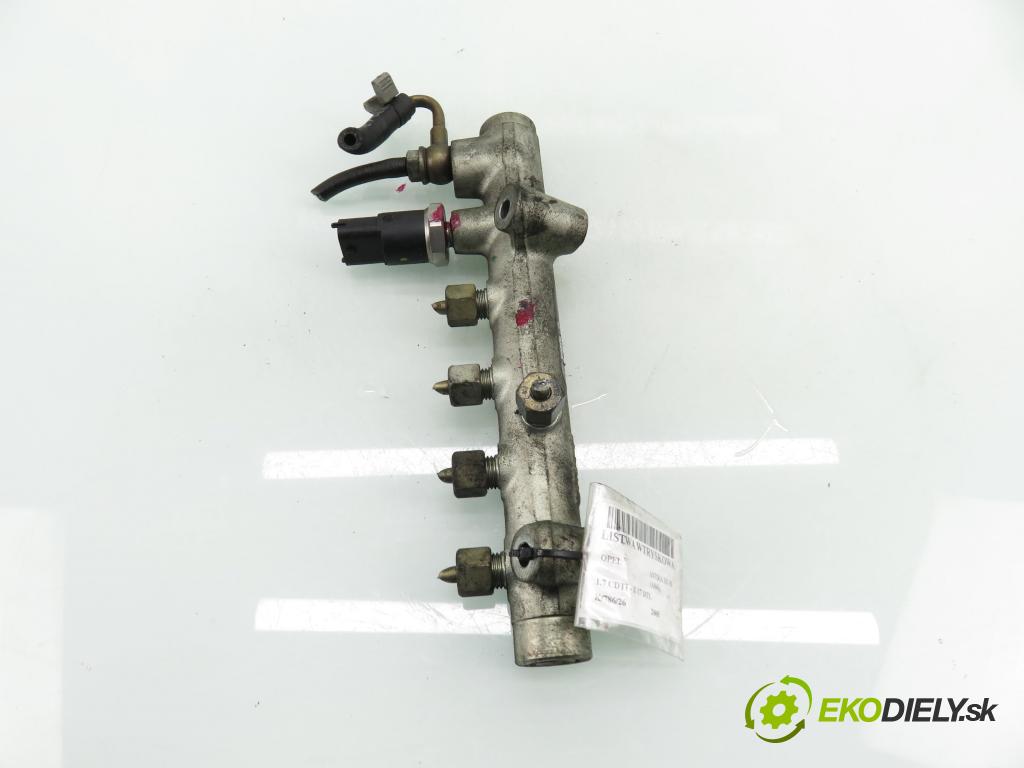 OPEL ASTRA H (A04) HB 2005 59,00 1.7 CDTI - Z 17 DTL 1686,00 lišta vstřikovací 0445214049 ; 0281100398 (Vstřikovací lišta)