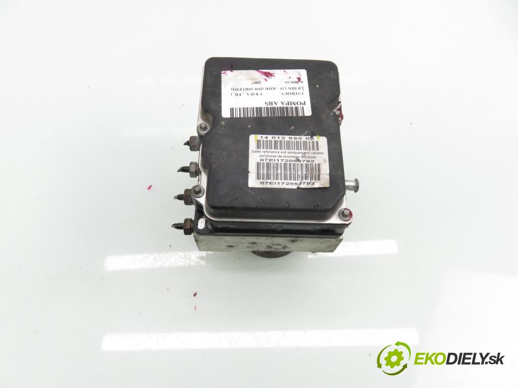 CITROEN C8 (EA_, EB_) MINIVAN 2007 100,00 2.0 HDi 135 - RHR (DW10BTED4) 1997,00 pumpa ABS 1401259580 ; 0265950806 (Pumpa ABS)