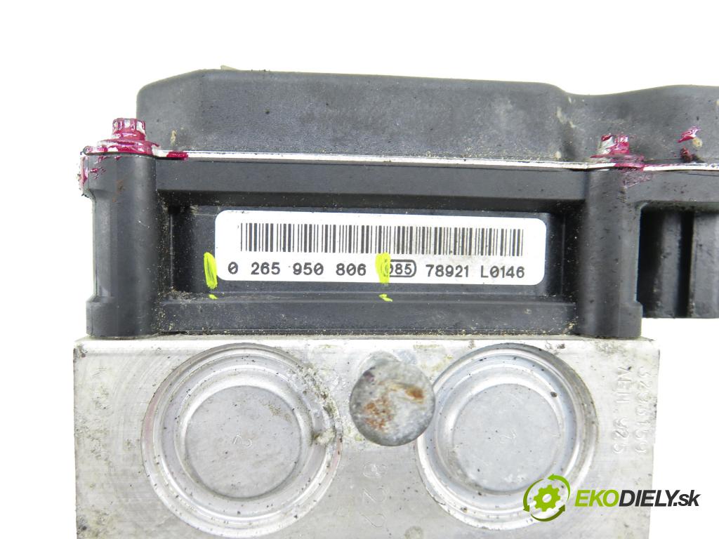 CITROEN C8 (EA_, EB_) MINIVAN 2007 100,00 2.0 HDi 135 - RHR (DW10BTED4) 1997,00 pumpa ABS 1401259580 ; 0265950806 (Pumpa ABS)