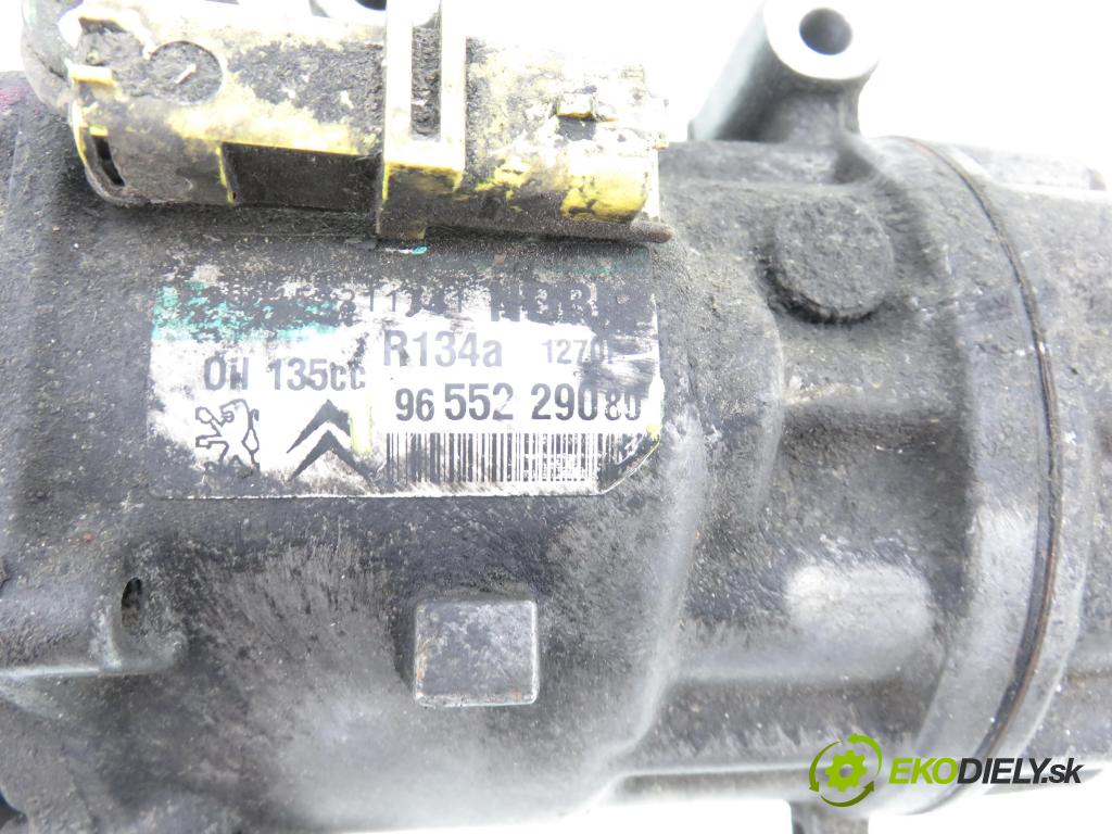 CITROEN C8 (EA_, EB_) MINIVAN 2007 100,00 2.0 HDi 135 - RHR (DW10BTED4) 1997,00 KOMPRESOR: klimatizácie 9655229080 (Kompresor klimatizácie)