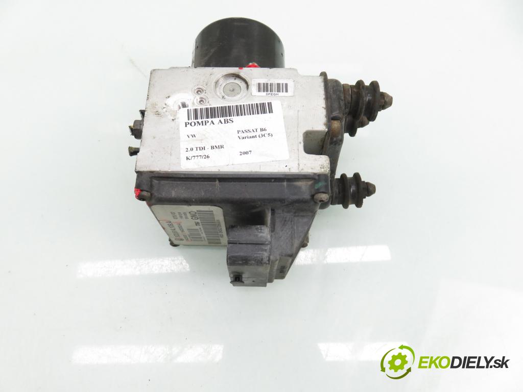 VW PASSAT B6 Variant (3C5) KOMBI 2007 125,00 2.0 TDI - BMR 1968,00 pumpa ABS 3C0614109A ; 16420302A ; 16420502 (Pumpa ABS)