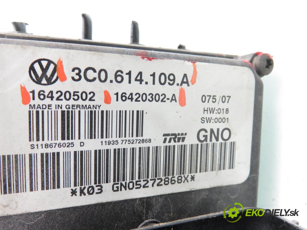 VW PASSAT B6 Variant (3C5) KOMBI 2007 125,00 2.0 TDI - BMR 1968,00 pumpa ABS 3C0614109A ; 16420302A ; 16420502 (Pumpa ABS)