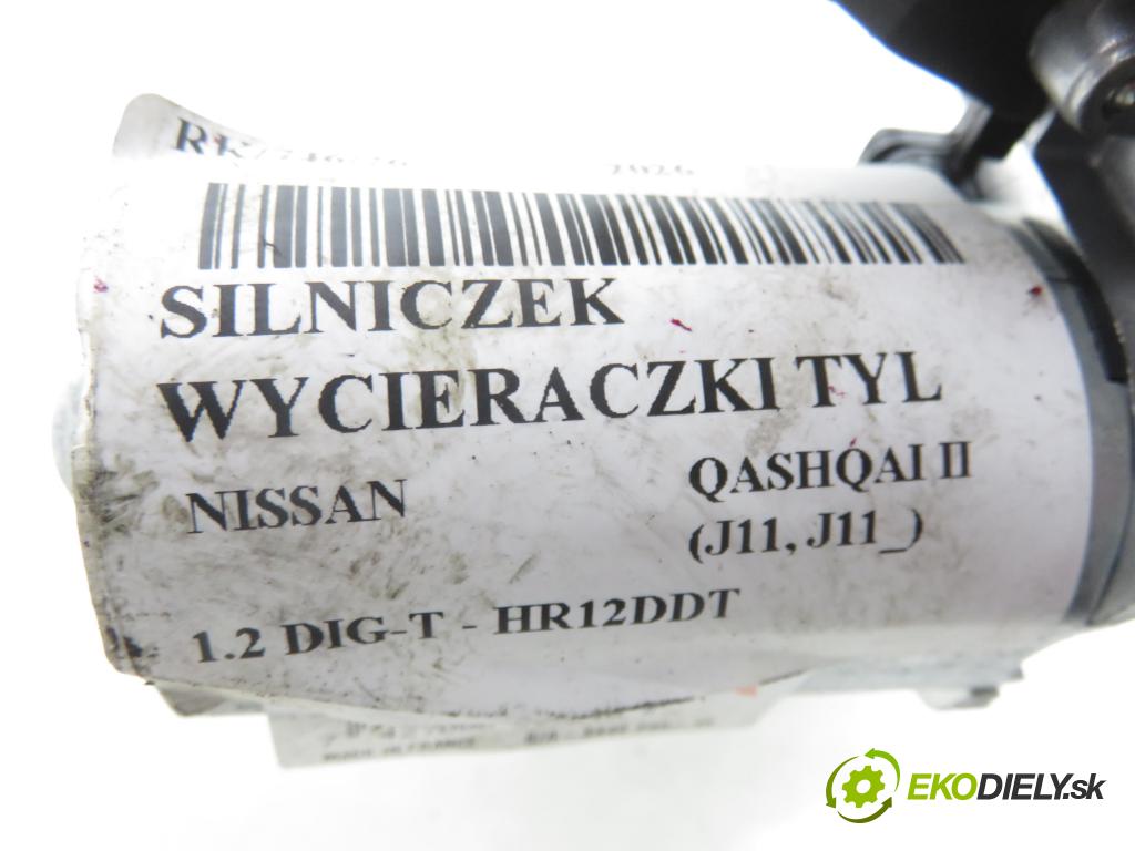 NISSAN QASHQAI II (J11, J11_) CROSSOVER 2015 85,00 1.2 DIG-T - HR12DDT 1197,00 Motorček stierače zadné 287104EL0A ; W000053268