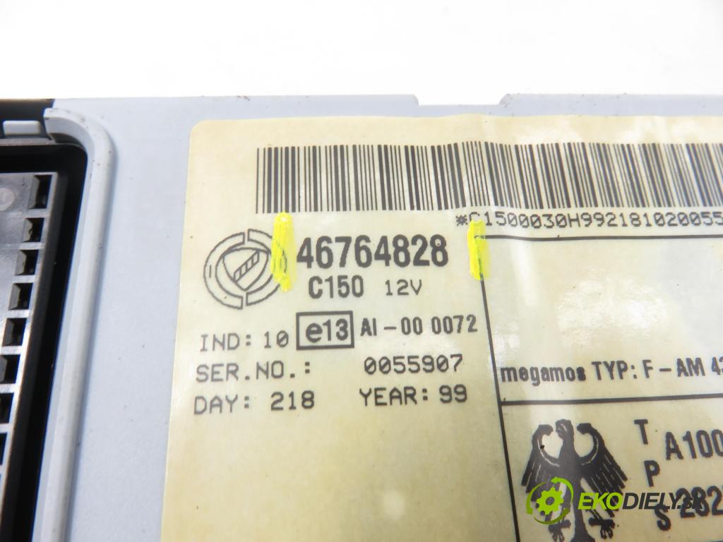FIAT PUNTO (188_) HB 2000 59,00 1.2 16V 80 - 188 A5.000 1242,00 MODUL BCM 46764828