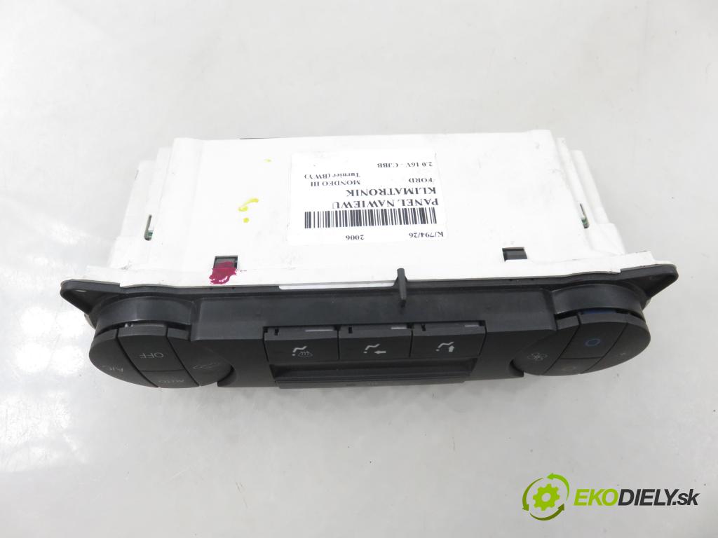 FORD MONDEO III Turnier (BWY) KOMBI 2006 107,00 2.0 16V - CJBB 1999,00 Panel kúrenia KLIMATRONIK 3S7T18C612AJ