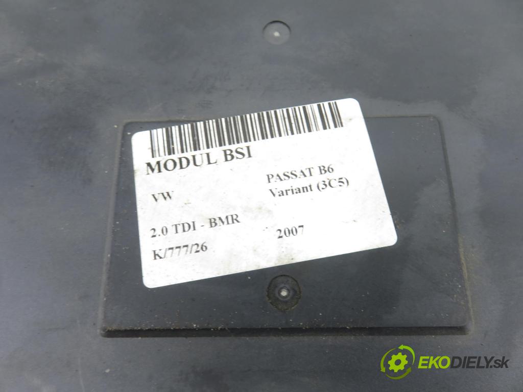 VW PASSAT B6 Variant (3C5) KOMBI 2007 125,00 2.0 TDI - BMR 1968,00 MODUL BORDNETZ F005V00631 ; 3C0937049AE