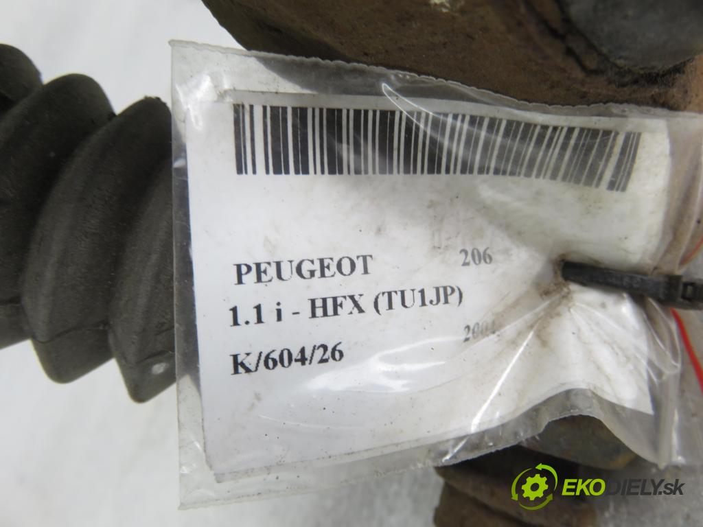 PEUGEOT 206 liftback (2A/C) HB 2004 440,00 1.1 i - HFX (TU1JP) 1124,00 Výstuha zadná ABS