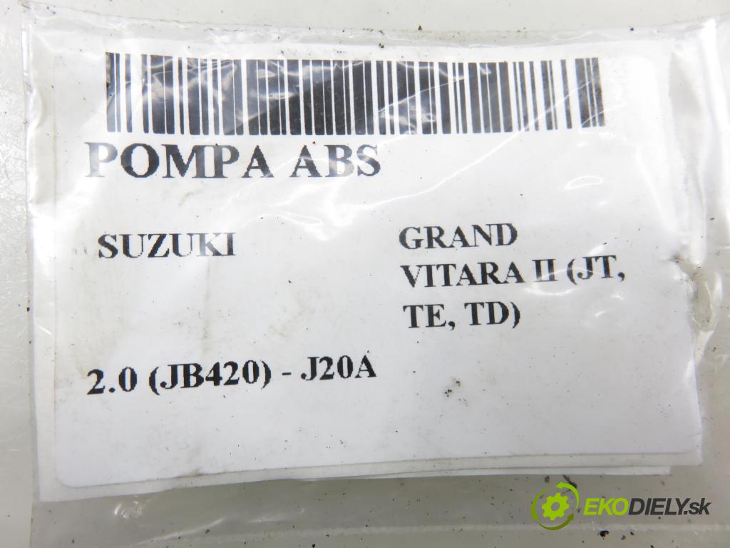 SUZUKI GRAND VITARA II (JT, TE, TD) SUV 2009 103,00 2.0 (JB420) - J20A 1995,00 Pumpa ABS 06210953333 ; 28570043043 ; 06210208204 (Pumpa ABS)