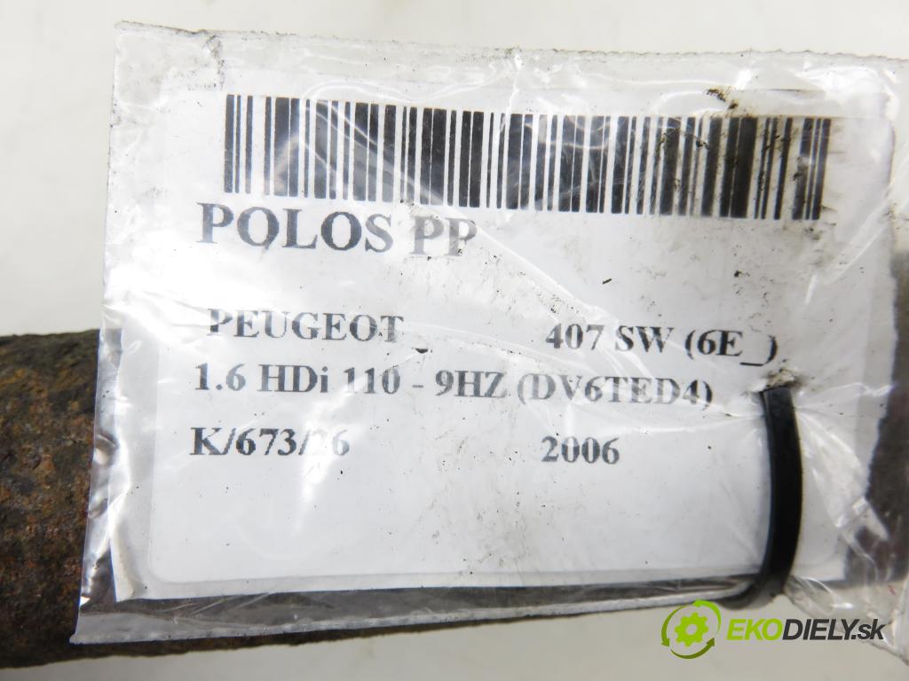 PEUGEOT 407 SW (6E_) KOMBI 2006 80,00 1.6 HDi 110 - 9HZ (DV6TED4) 1560,00 Poloos PP
