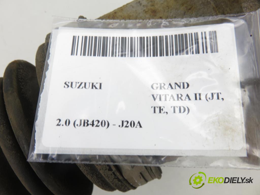 SUZUKI GRAND VITARA II (JT, TE, TD) SUV 2009 103,00 2.0 (JB420) - J20A 1995,00 Poloos pravé zadné