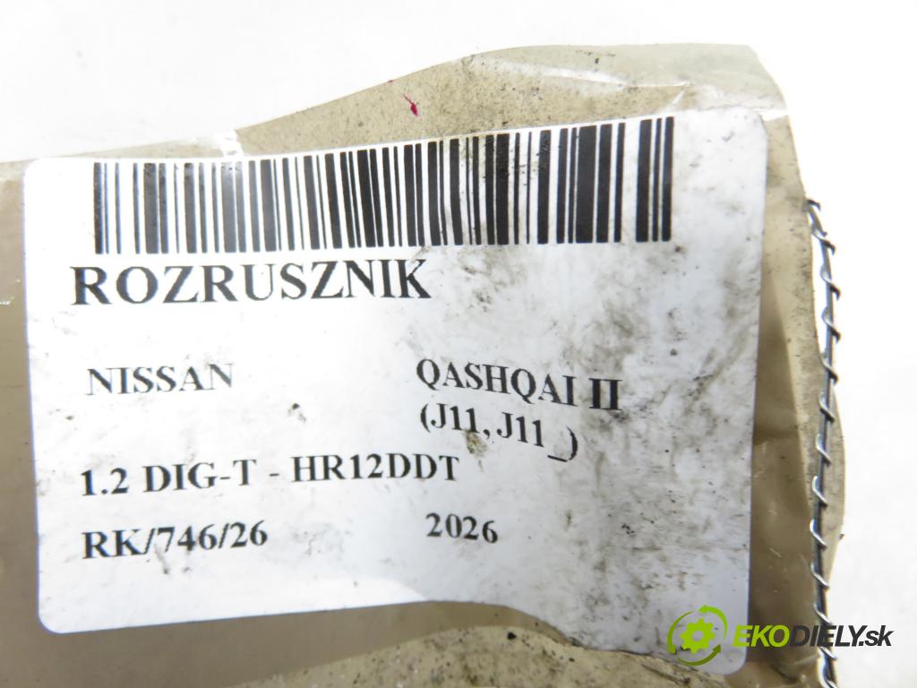 NISSAN QASHQAI II (J11, J11_) CROSSOVER 2015 85,00 1.2 DIG-T - HR12DDT 1197,00 Štartér 233006867R ; M000TD0375ZE (Štartér)