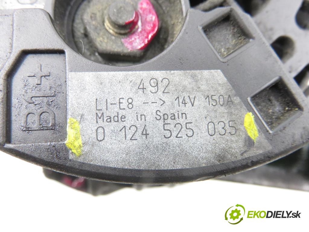 PEUGEOT 407 SW (6E_) KOMBI 2006 80,00 1.6 HDi 110 - 9HZ (DV6TED4) 1560,00 Alternátor 9646321880 ; 0124525035 (Alternátor)