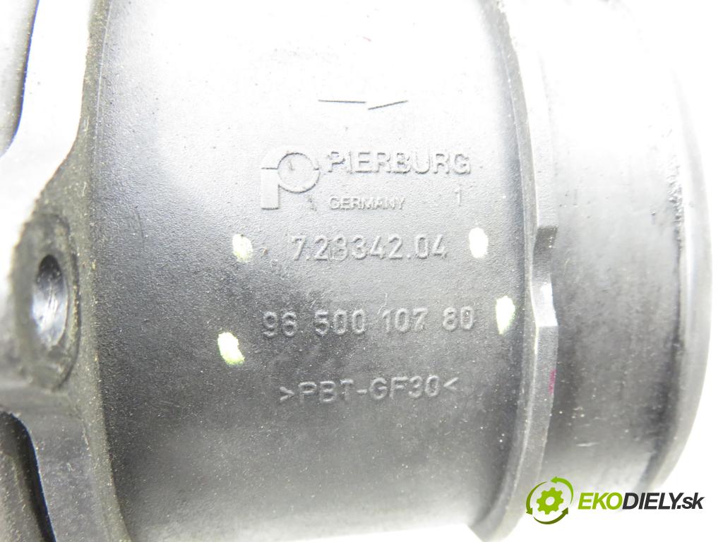 PEUGEOT 407 SW (6E_) KOMBI 2006 80,00 1.6 HDi 110 - 9HZ (DV6TED4) 1560,00 váha vzduchu vzduchu 9650010780 ; 72834204