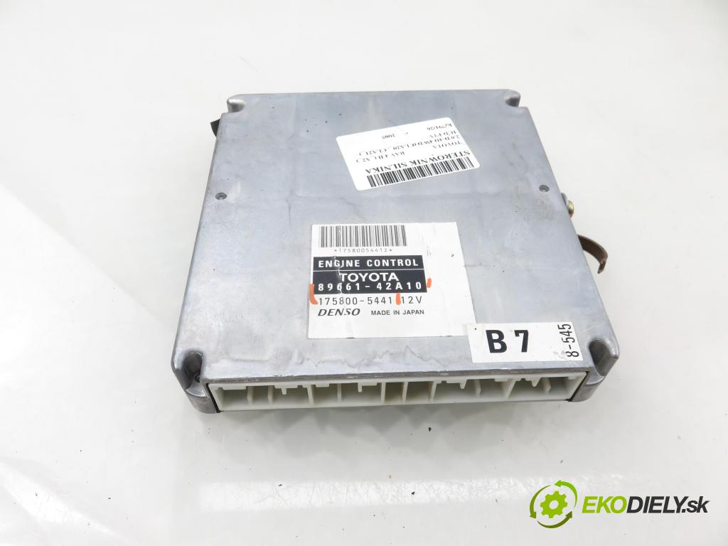 TOYOTA RAV 4 II (_A2_) SUV 2005 85,00 2.0 D-4D 4WD 116 - 1CD-FTV 1995,00 řídící jednotka motora 8966142A10 ; 1758005441