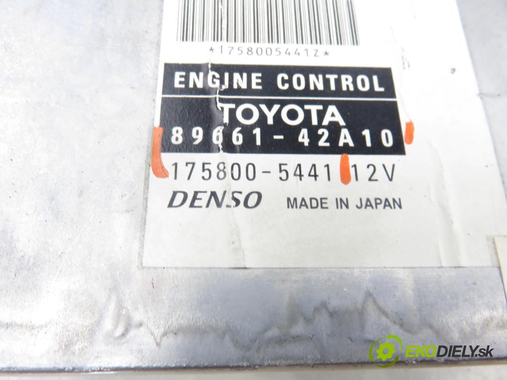 TOYOTA RAV 4 II (_A2_) SUV 2005 85,00 2.0 D-4D 4WD 116 - 1CD-FTV 1995,00 Riadiaca jednotka Motor 8966142A10 ; 1758005441