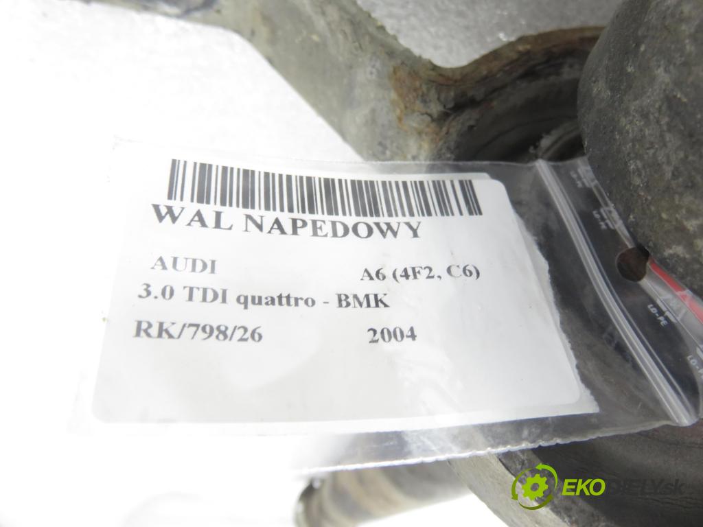 AUDI A6 (4F2, C6) SEDAN 2004 165,00 3.0 TDI quattro - BMK 2967,00 hriadeľ JAZDA: 4F0521101B