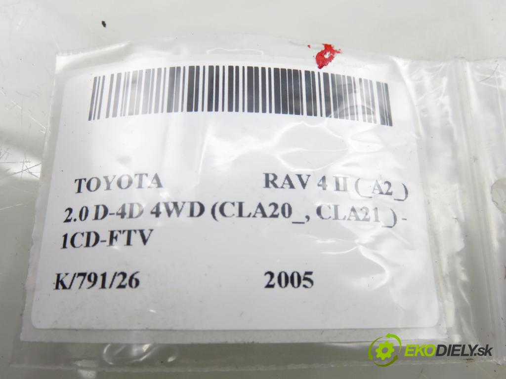 TOYOTA RAV 4 II (_A2_) SUV 2005 85,00 2.0 D-4D 4WD 116 - 1CD-FTV 1995,00 ELEKTROVENTIL: VAKUUM: 2586027010 ; 1846004030