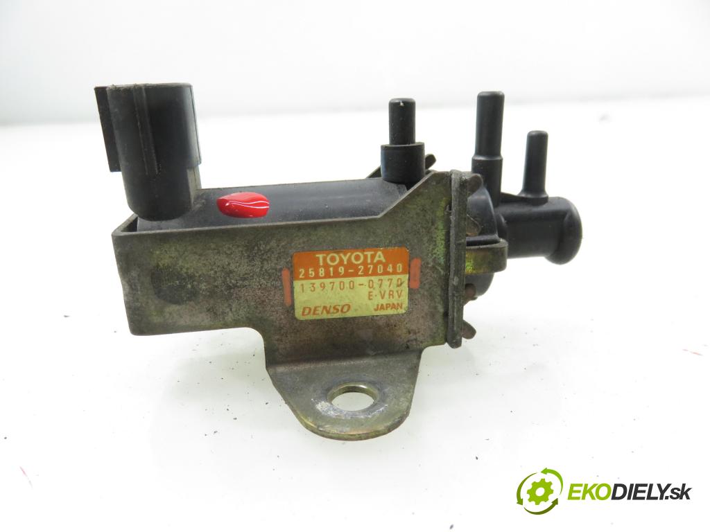 TOYOTA RAV 4 II (_A2_) SUV 2005 85,00 2.0 D-4D 4WD 116 - 1CD-FTV 1995,00 ELEKTROVENTIL: VAKUUM: 2581927040 ; 1397000770