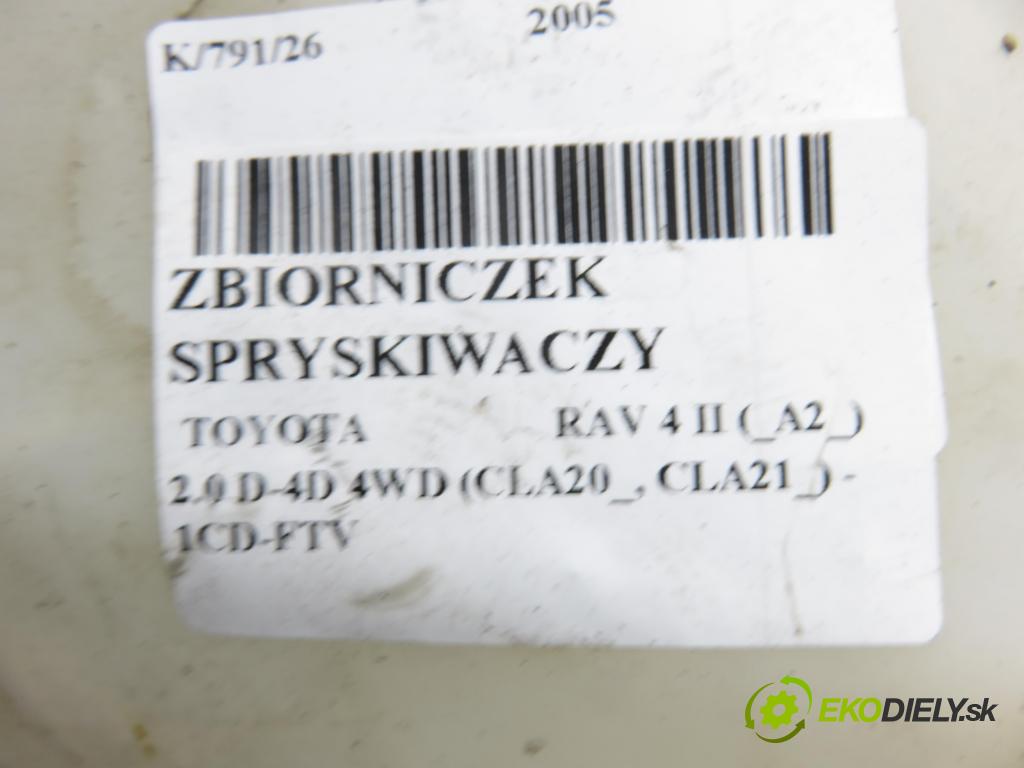 TOYOTA RAV 4 II (_A2_) SUV 2005 85,00 2.0 D-4D 4WD 116 - 1CD-FTV 1995,00 Nádržka ostrekovačov 060851139 (Kľučka dverí ostatné)