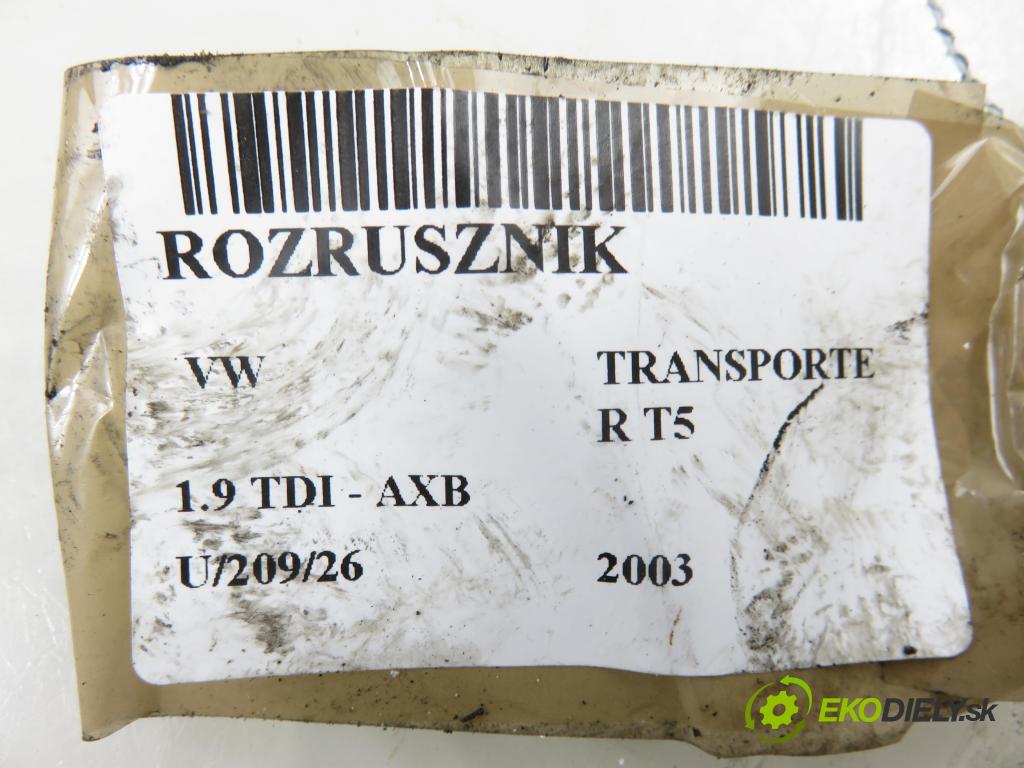 VW TRANSPORTER V Autobus (7HB, 7HJ, 7EB, 7EJ, 7EF, 7EG, 7HF, 7E BUS 2003 77,00 1.9 TDI - AXB 1896,00 Štartér 0001123012 ; 0001123013 (Štartér)