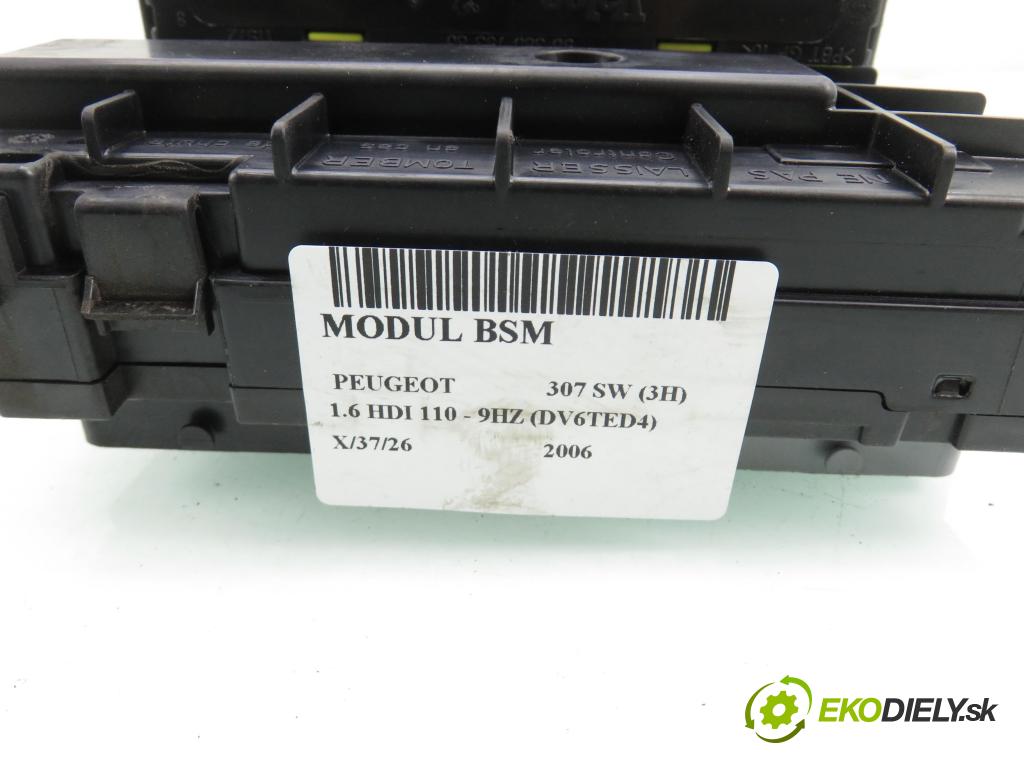 PEUGEOT 307 SW (3H) KOMBI 2006 80,00 1.6 HDI 110 - 9HZ (DV6TED4) 1560,00 MODUL BSM 9661087080 ; S11149502