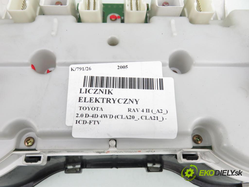 TOYOTA RAV 4 II (_A2_) SUV 2005 85,00 2.0 D-4D 4WD 116 - 1CD-FTV 1995,00 Prístrojovka elektrický 1575202791 ; 8380042A60
