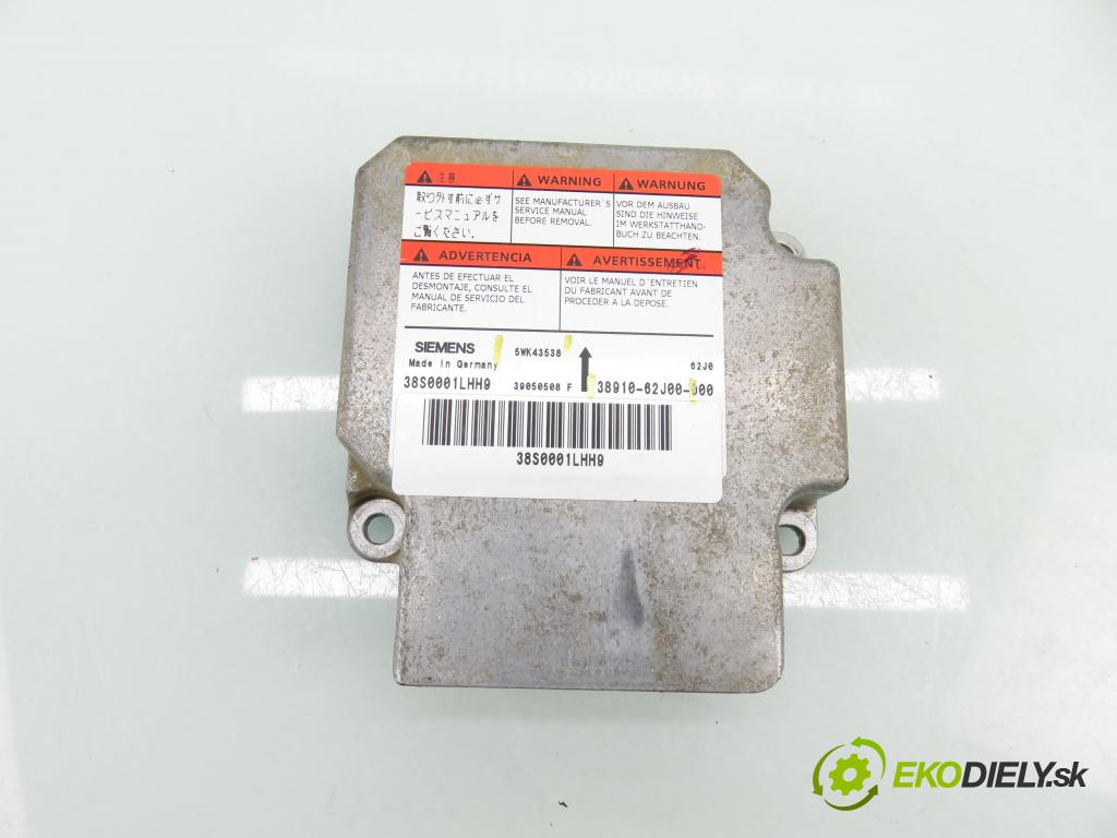 SUZUKI SWIFT III (MZ, EZ) HB 2006 68,00 1.3 4x4 (RS 413) - M13A 1328,00 MODUL air BAG 5WK43538 ; 3891062J00