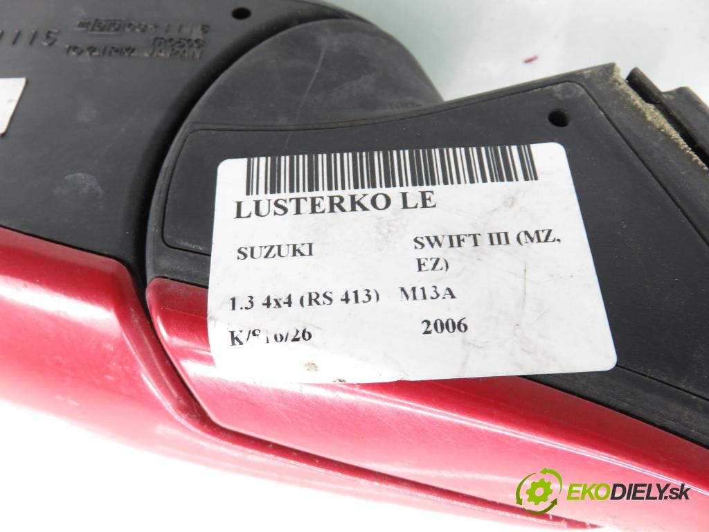 SUZUKI SWIFT III (MZ, EZ) HB 2006 68,00 1.3 4x4 (RS 413) - M13A 1328,00 Spätné zrkadlo LE