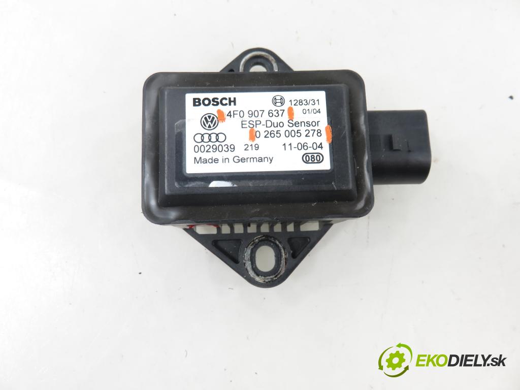 AUDI A6 (4F2, C6) SEDAN 2004 165,00 3.0 TDI quattro - BMK 2967,00 snímač ESP 0265005278 ; 4F0907637