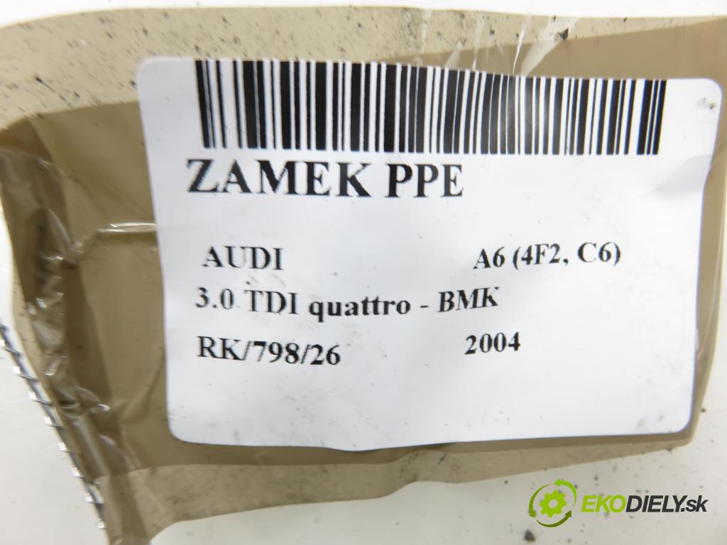 AUDI A6 (4F2, C6) SEDAN 2004 165,00 3.0 TDI quattro - BMK 2967,00 zámok PPE 4F1837016