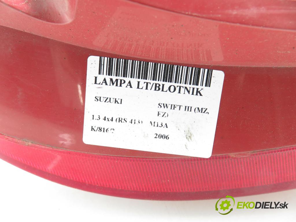 SUZUKI SWIFT III (MZ, EZ) HB 2006 68,00 1.3 4x4 (RS 413) - M13A 1328,00 Svetlo ľavé zadné P4476L