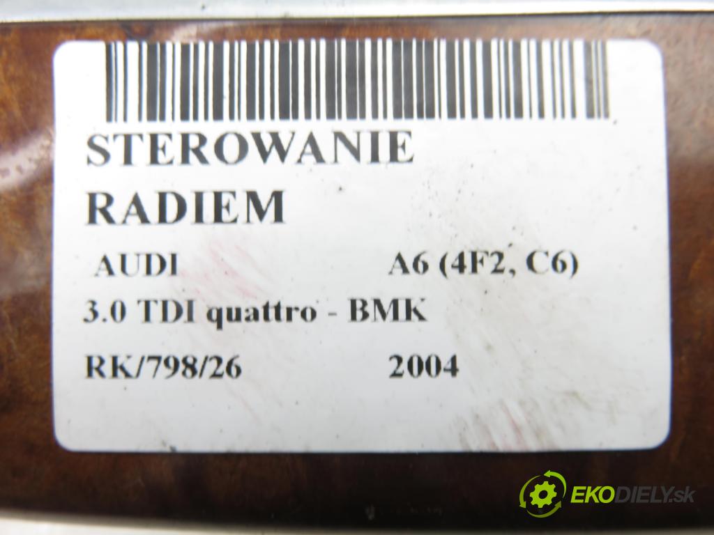 AUDI A6 (4F2, C6) SEDAN 2004 165,00 3.0 TDI quattro - BMK 2967,00 Panel ovládania IDRIVE 4F1864261B