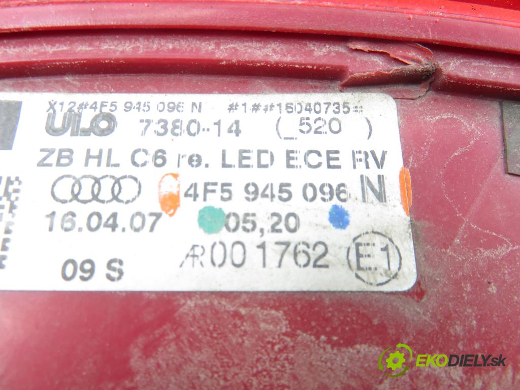 AUDI A6 (4F2, C6) SEDAN 2004 165,00 3.0 TDI quattro - BMK 2967,00 Svetlo pravé zadné 4F5945096N