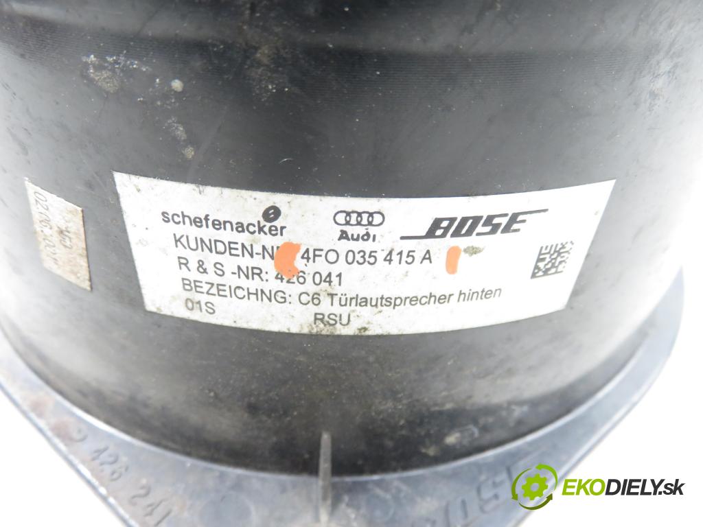AUDI A6 (4F2, C6) SEDAN 2004 165,00 3.0 TDI quattro - BMK 2967,00 reproduktor Dvere 4F0035415A