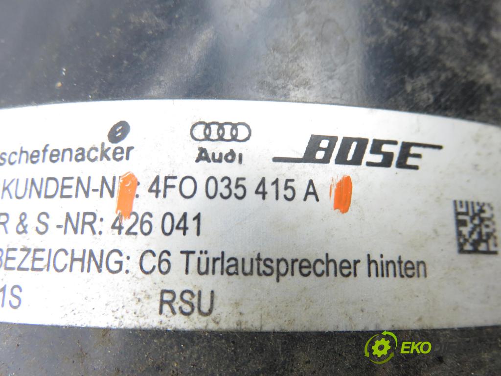 AUDI A6 (4F2, C6) SEDAN 2004 165,00 3.0 TDI quattro - BMK 2967,00 reproduktor Dvere 4F0035415A
