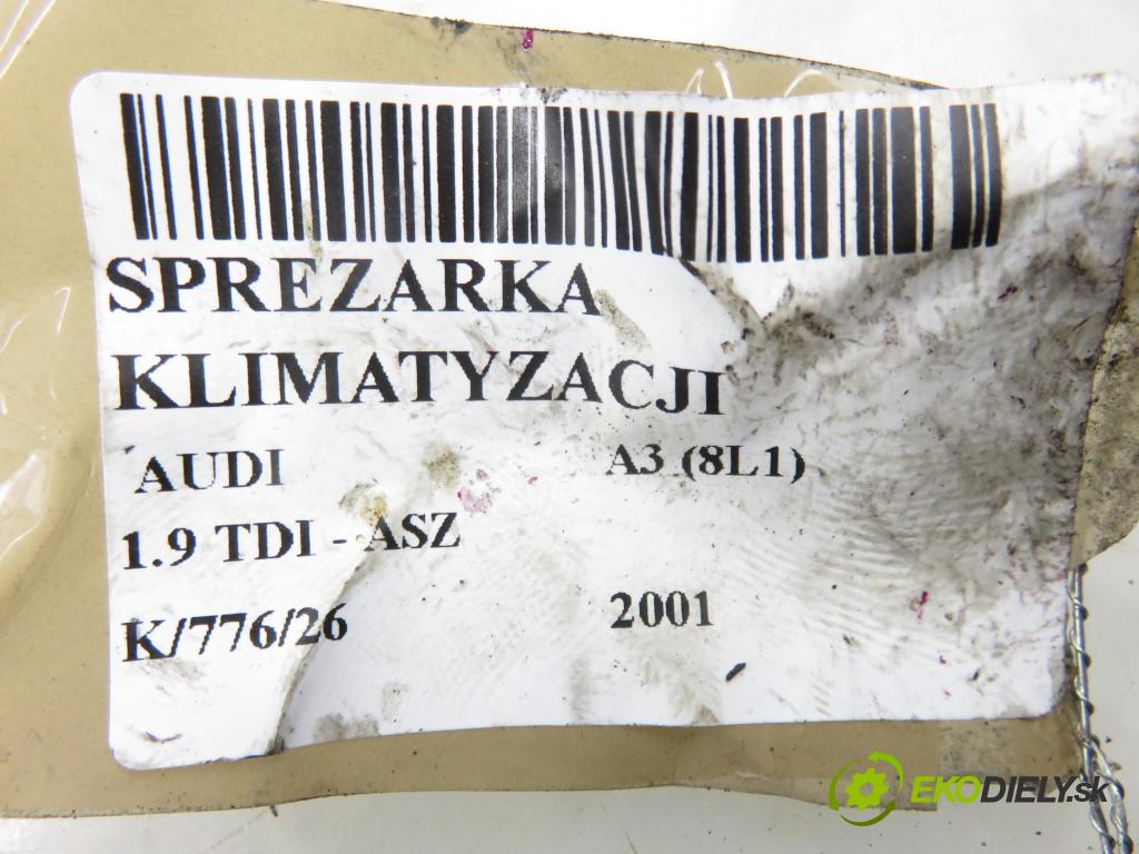 AUDI A3 (8L1) HB 2001 96,00 1.9 TDI PD 130 - ASZ 1896,00 KOMPRESOR: klimatizácie 1J0820803K (Kompresor klimatizácie)