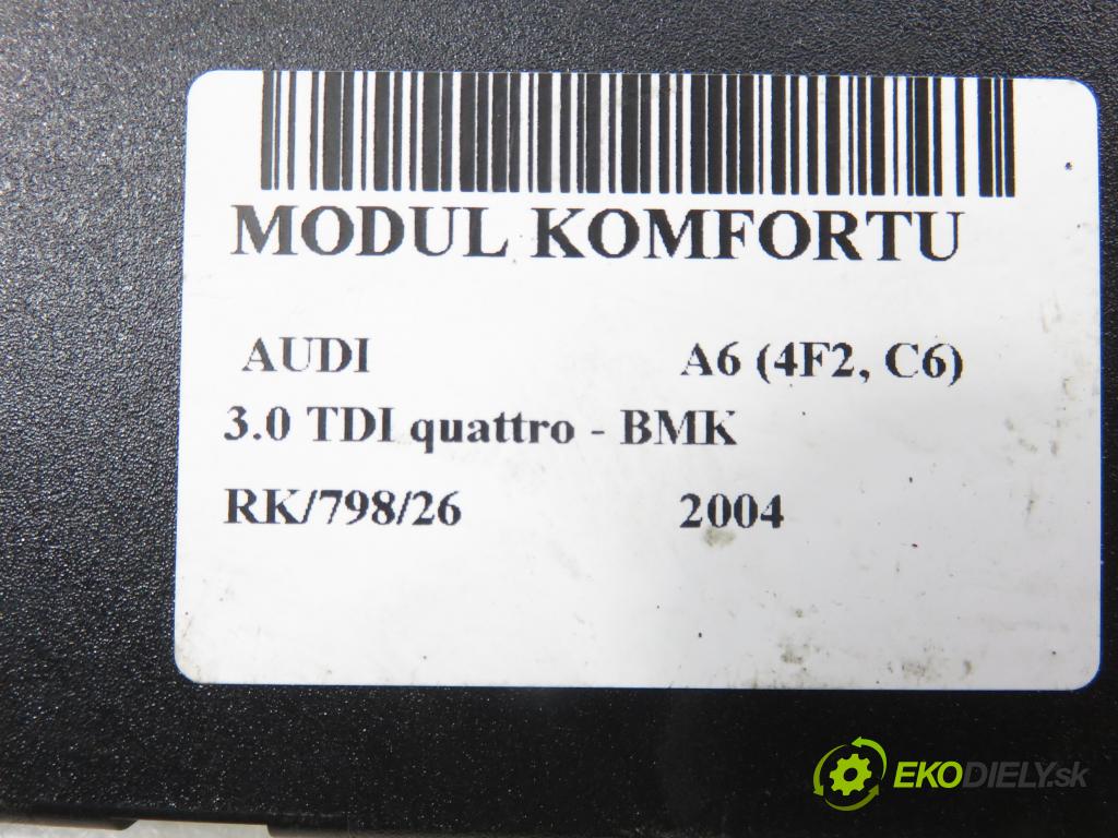 AUDI A6 (4F2, C6) SEDAN 2004 165,00 3.0 TDI quattro - BMK 2967,00 MODUL komfortu 4F0910289E ; 4F0907289E