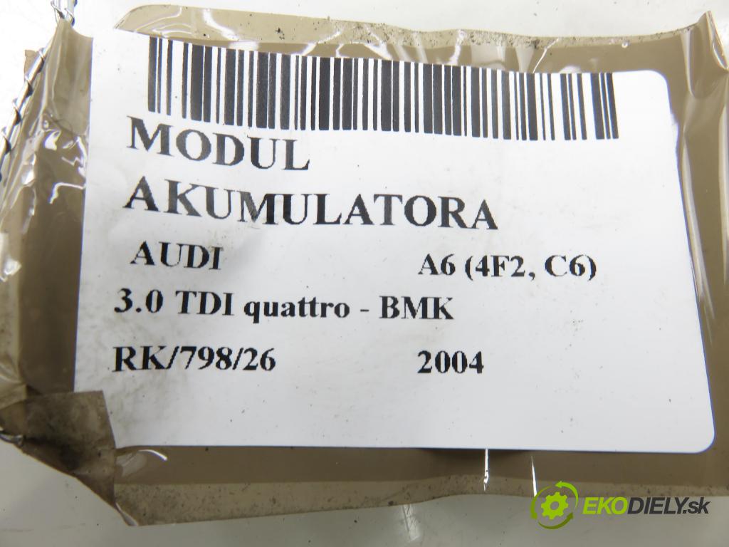 AUDI A6 (4F2, C6) SEDAN 2004 165,00 3.0 TDI quattro - BMK 2967,00 MODUL akumulátora 0199000013 ; 4F0910181E ; 4F0915181A