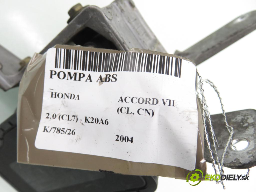 HONDA ACCORD VII (CL, CN) SEDAN 2004 114,00 2.0 (CL7) - K20A6 1998,00 pumpa ABS  (Pumpa ABS)